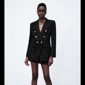 Zara buttoned blazer